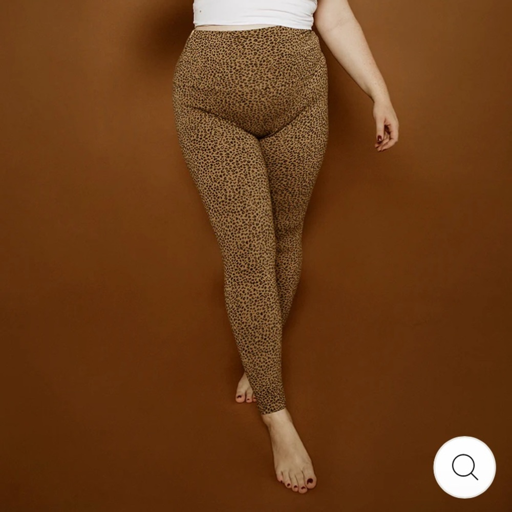 Manners London Super High Waisted Tib Pant in Classic Leopard